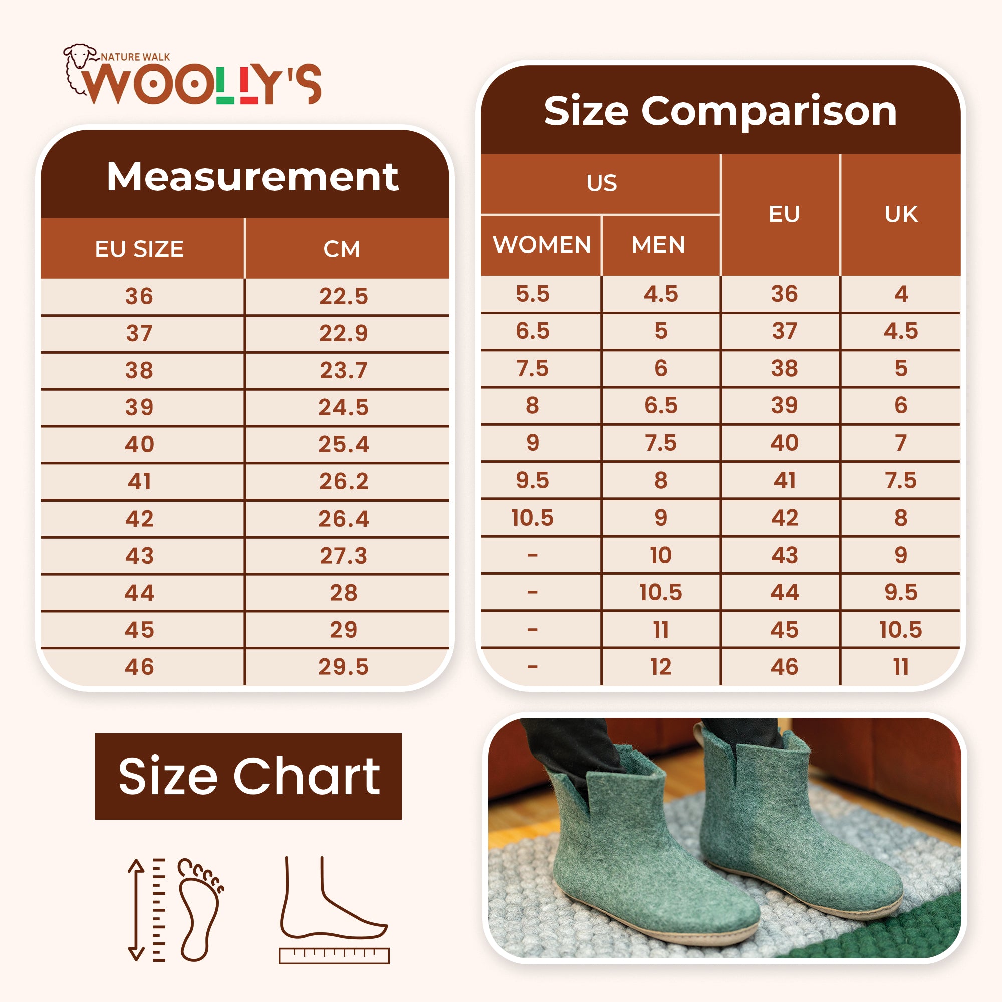 Bottes d'intérieur à semelles en cuir-Vert jungle