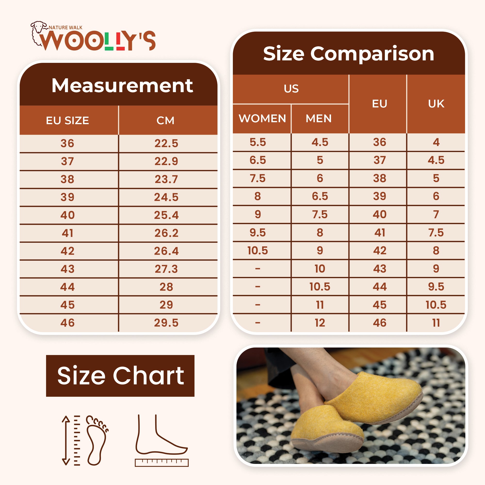 Indoor Open Heel Slippers With Leather Sole - Mustard