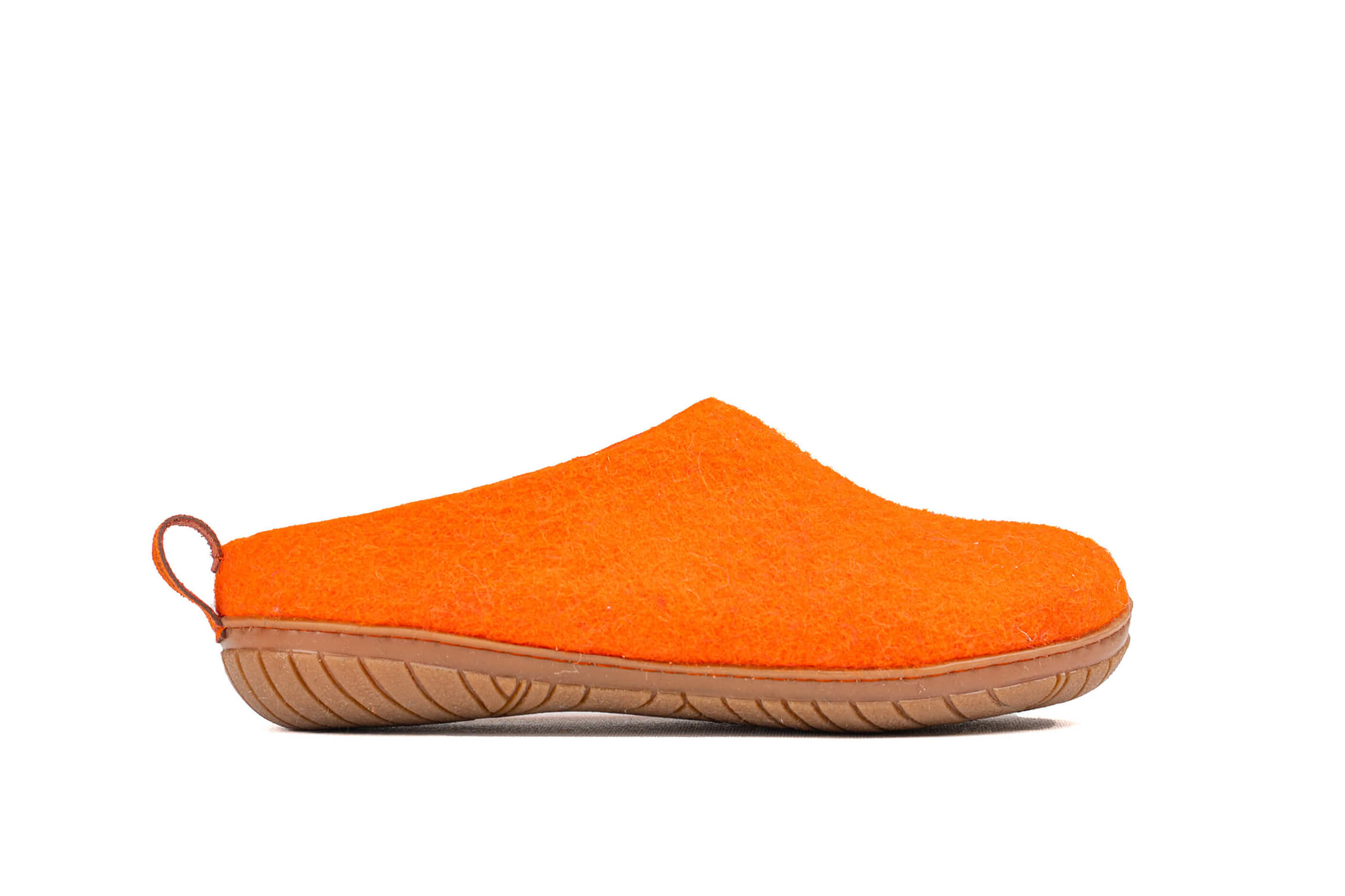 Outdoor Open Heel Slippers With Rubber Sole - Orange