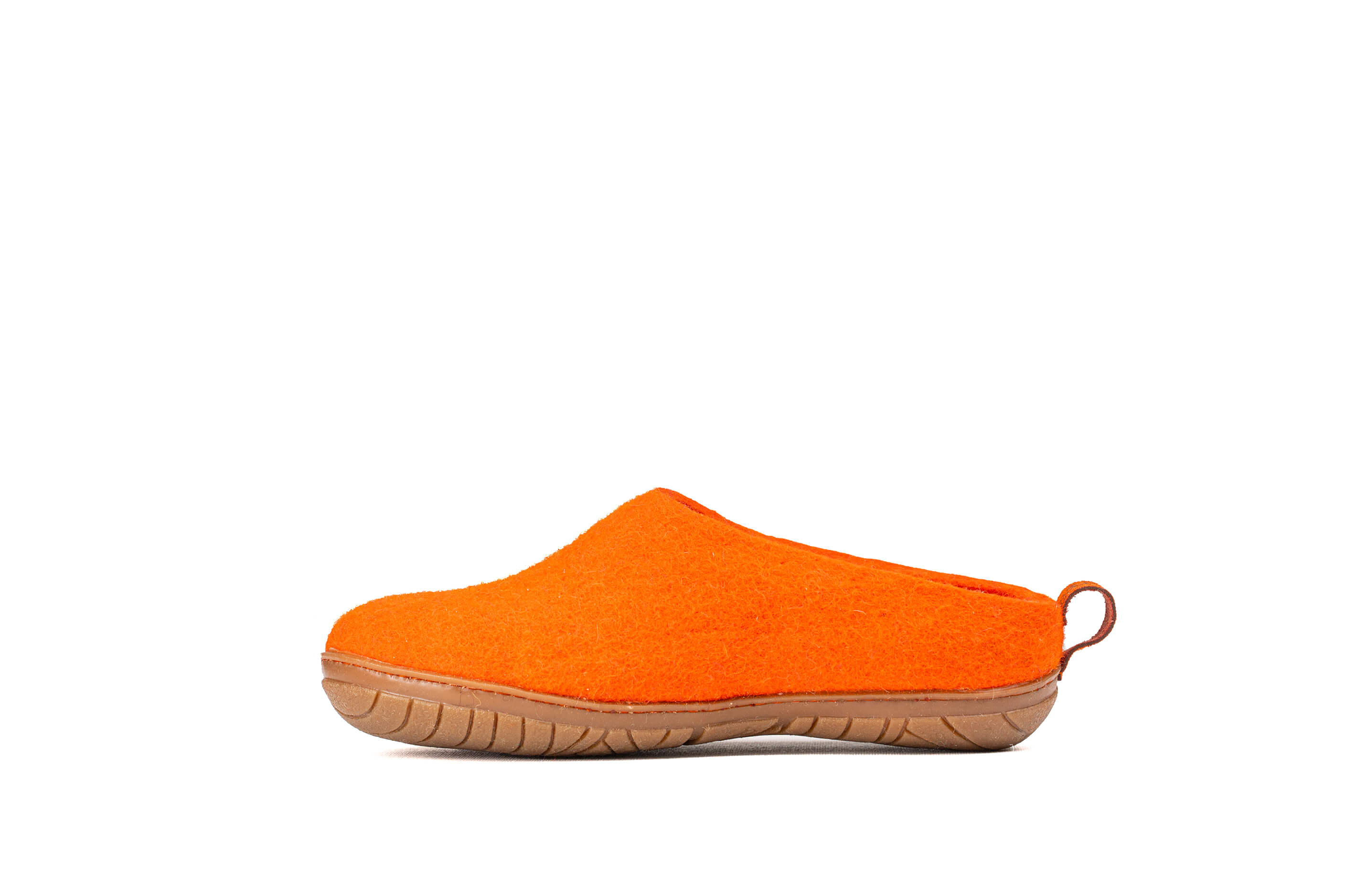 Outdoor Open Heel Slippers With Rubber Sole - Orange