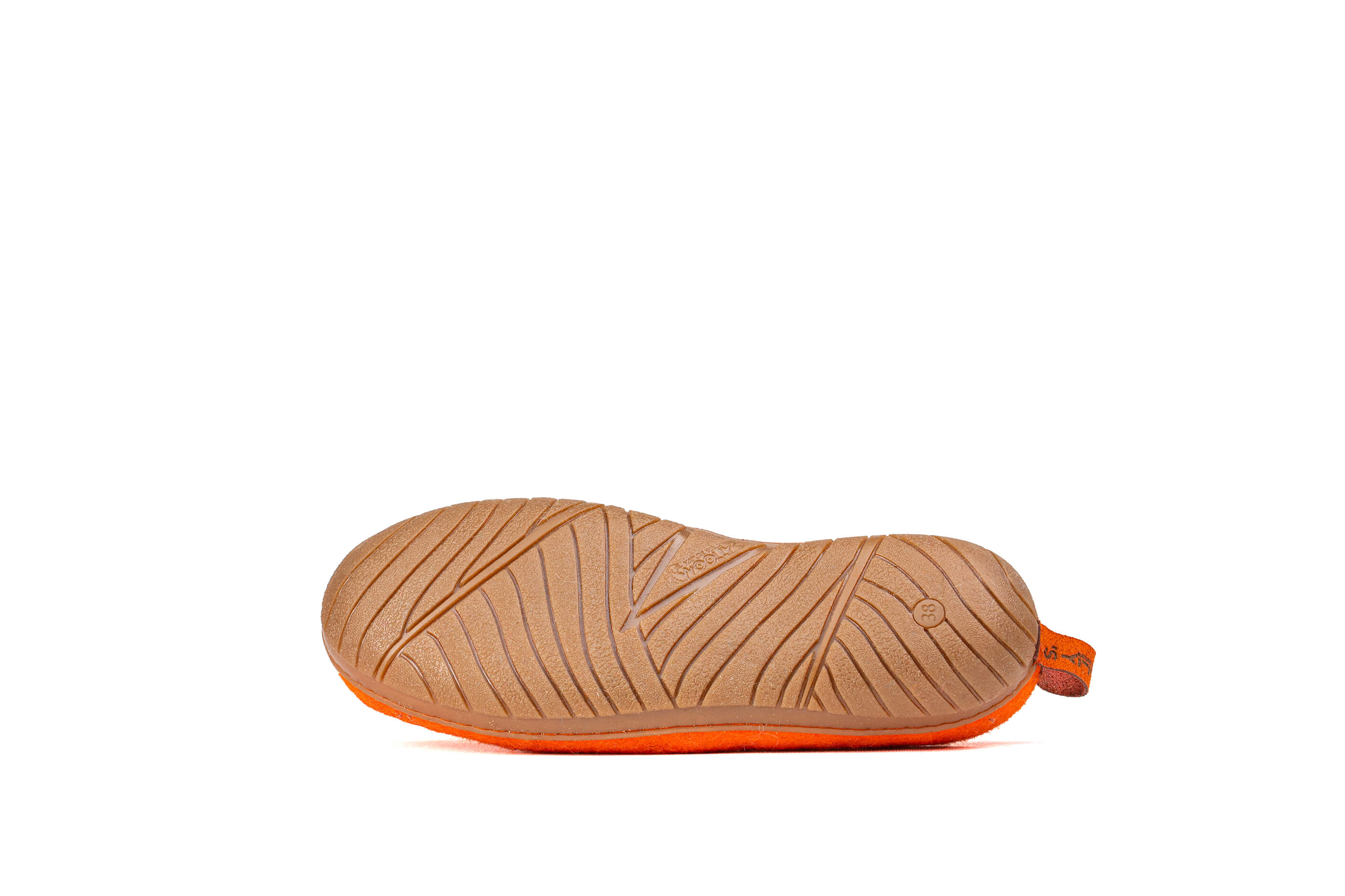 Outdoor Open Heel Slippers With Rubber Sole - Orange