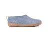 Outdoor Felt Shoes With Rubber Sole - Denim