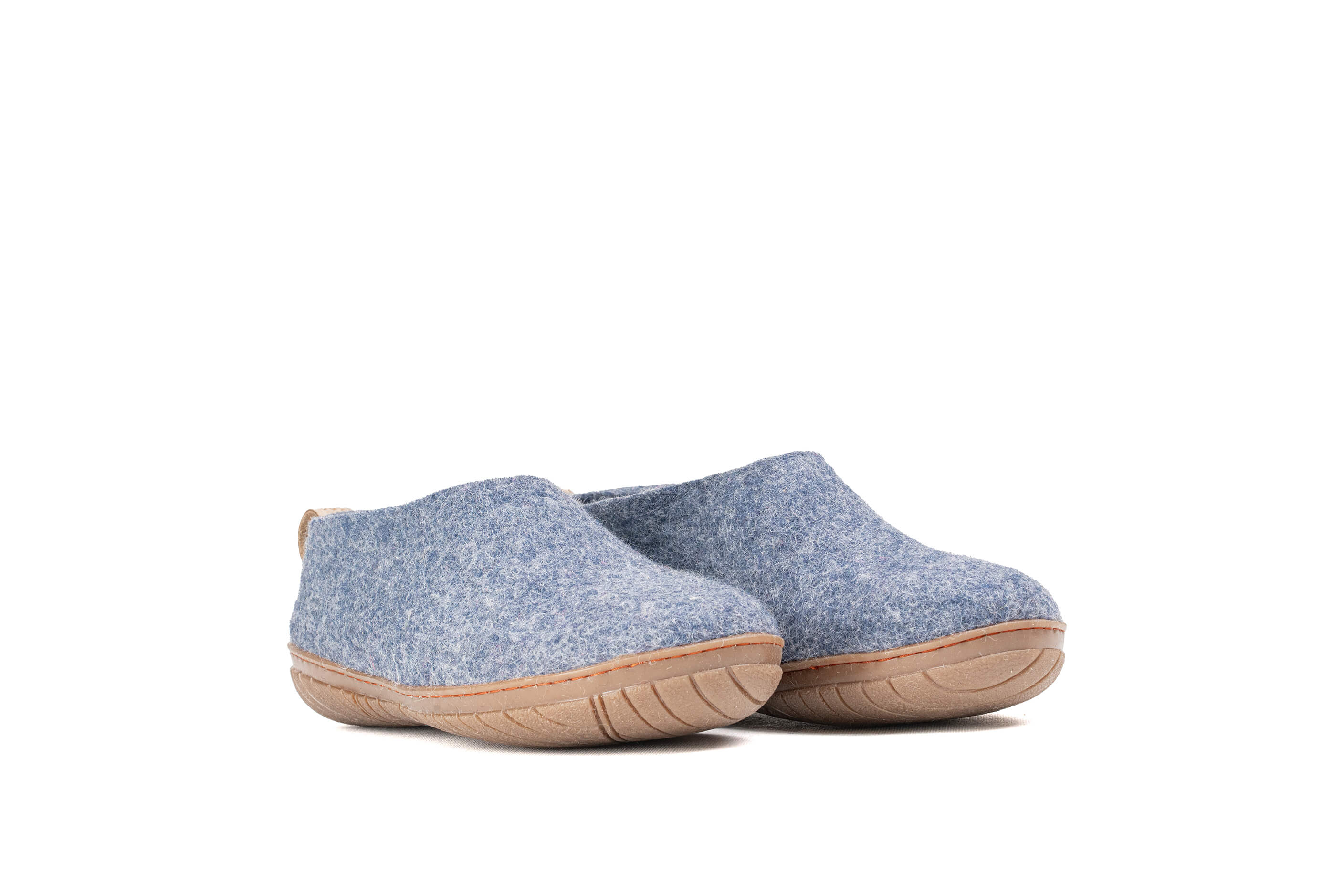 Outdoor Shoes With Rubber Sole - Denim