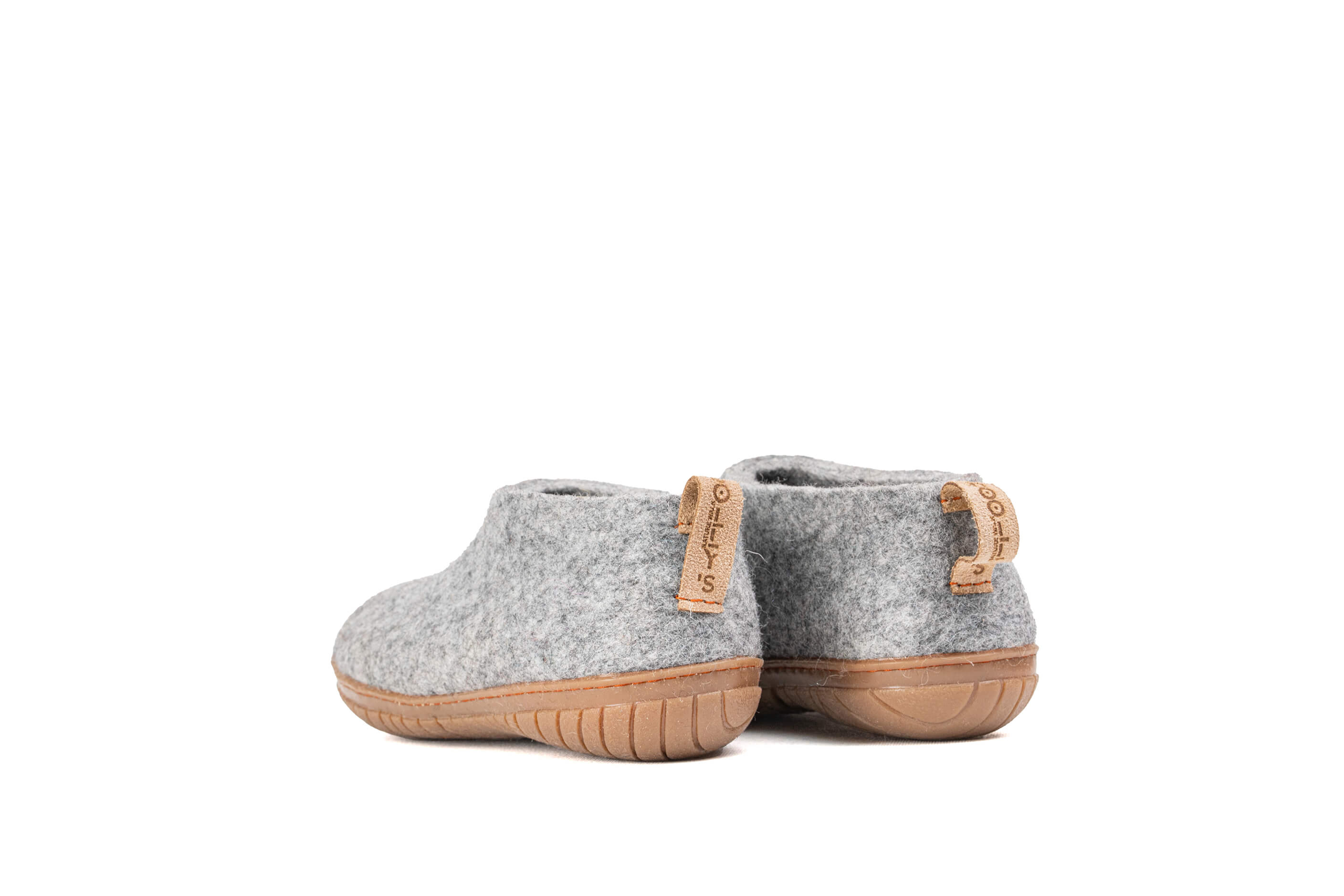Outdoor Shoes With Rubber Sole - Natural Grey