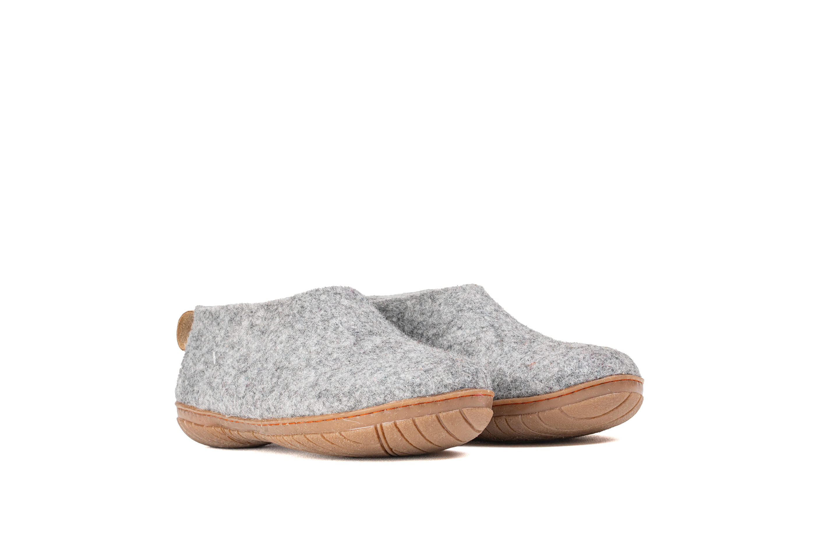 Outdoor Shoes With Rubber Sole - Natural Grey