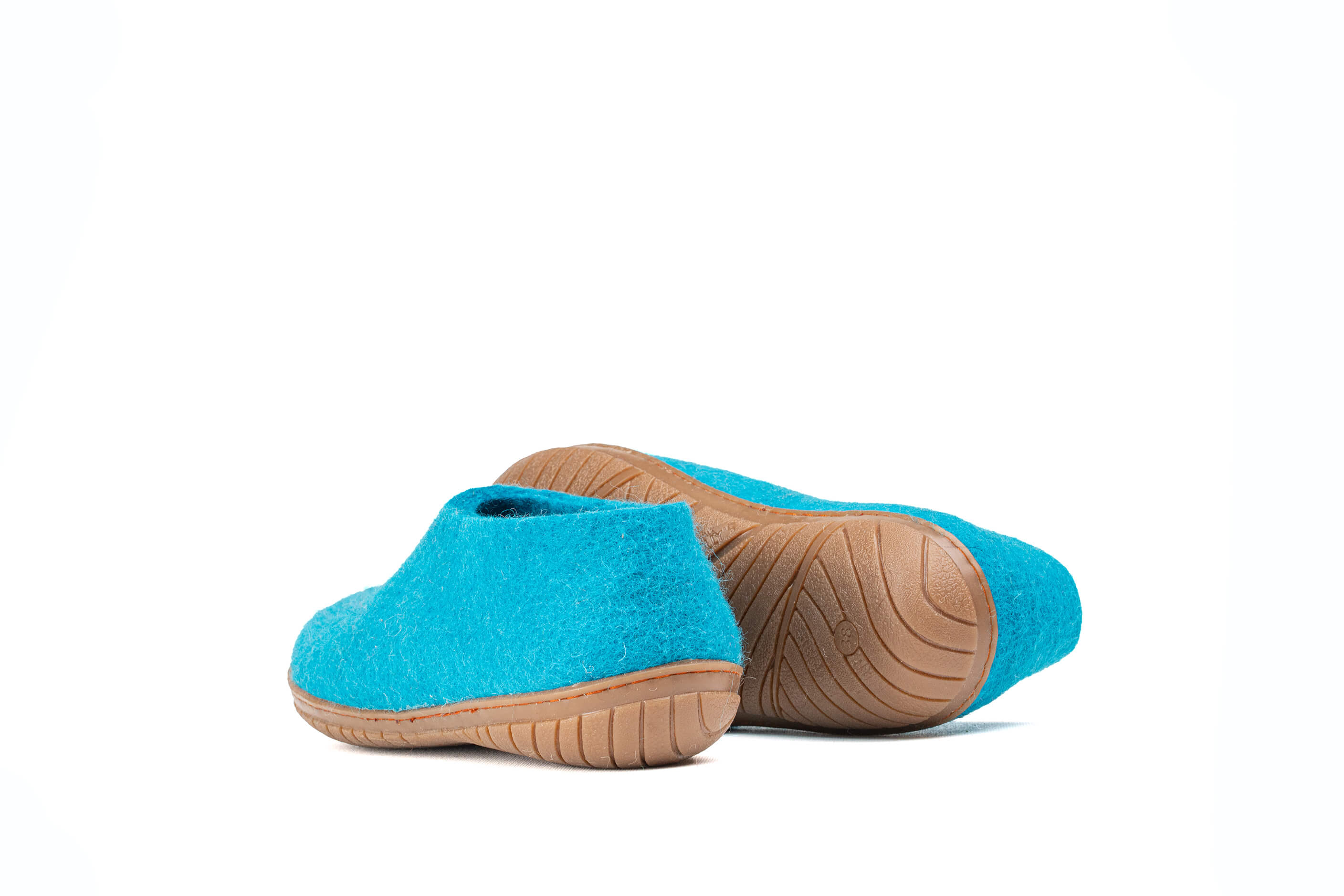 Outdoor Shoes With Rubber Sole - Turquoise