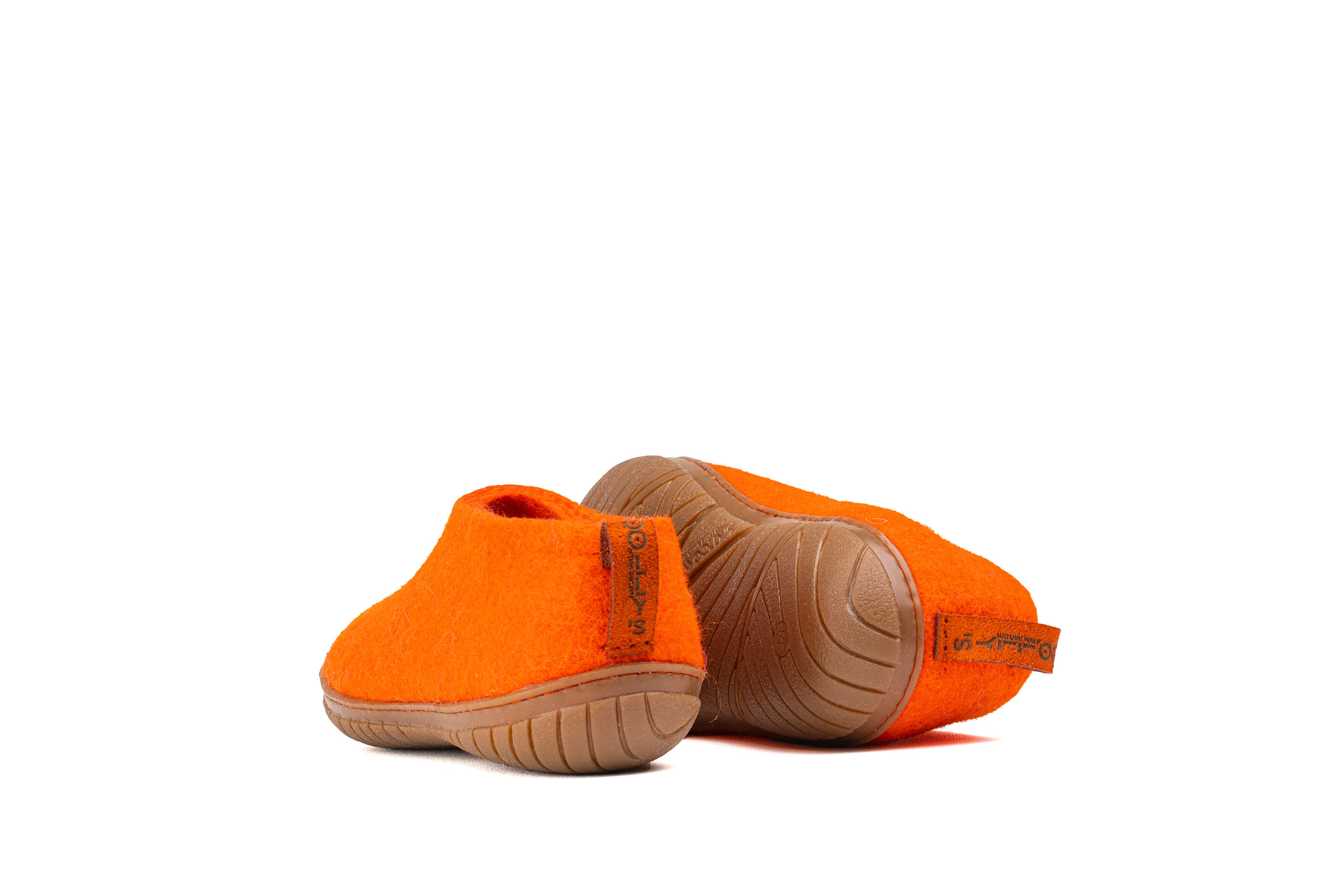 Outdoor Shoes With Rubber Sole - Orange