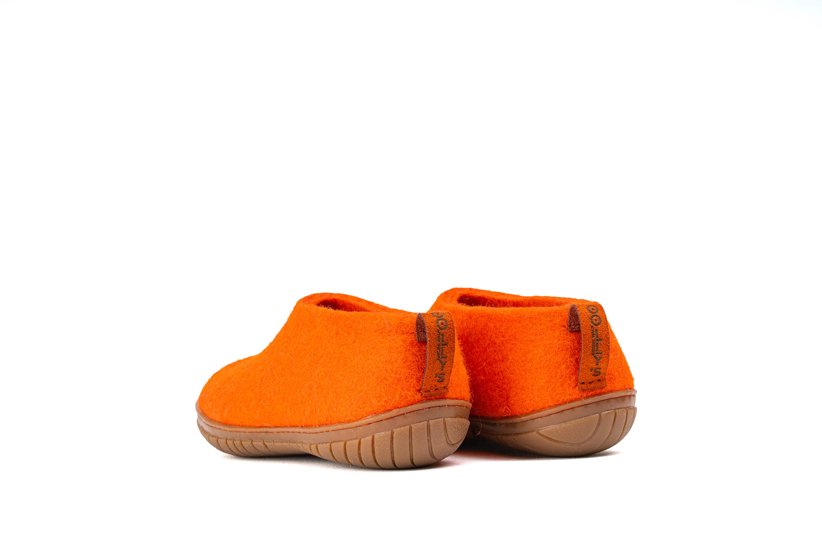 Outdoor Shoes With Rubber Sole - Orange