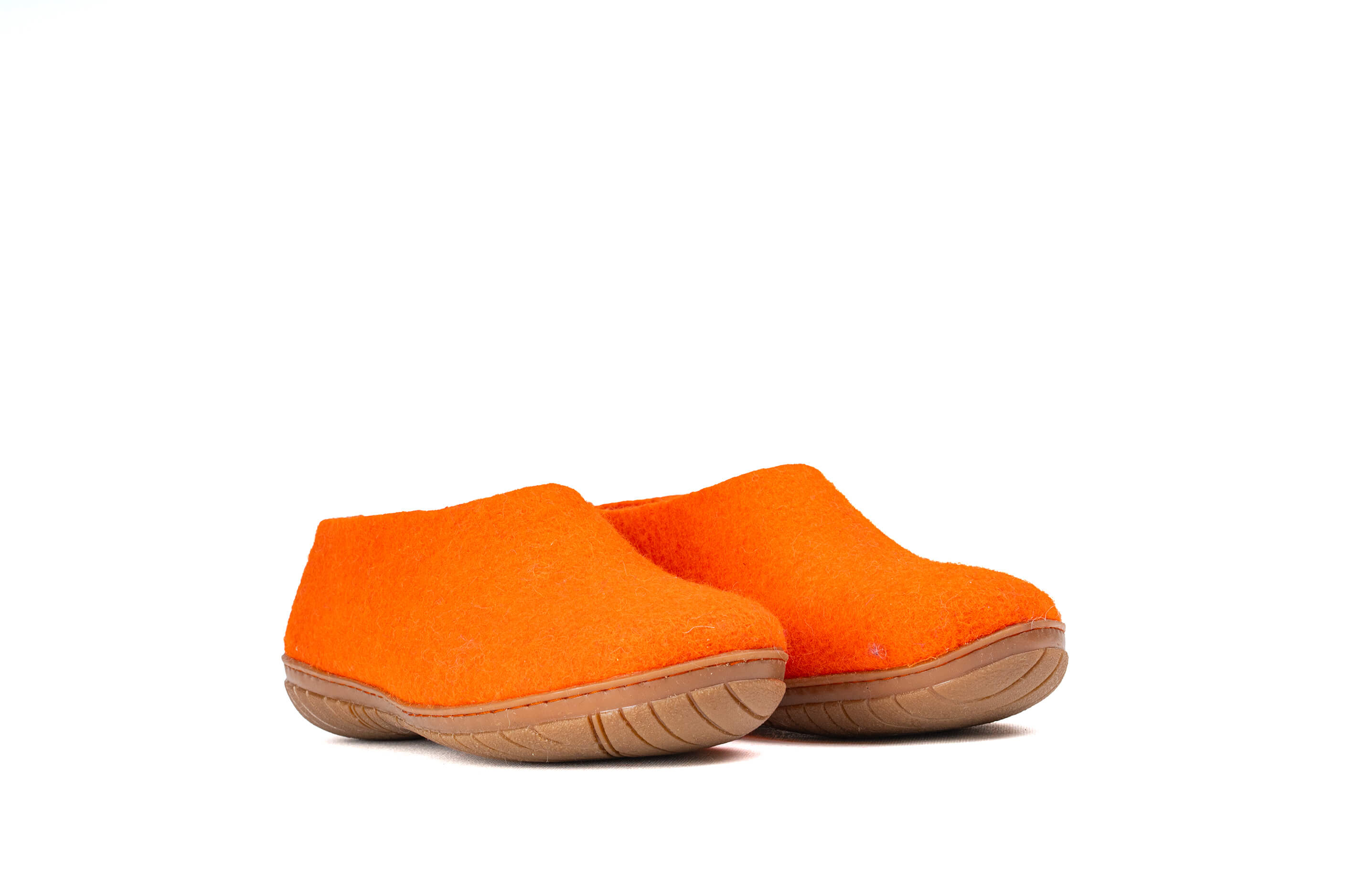 Outdoor Shoes With Rubber Sole - Orange