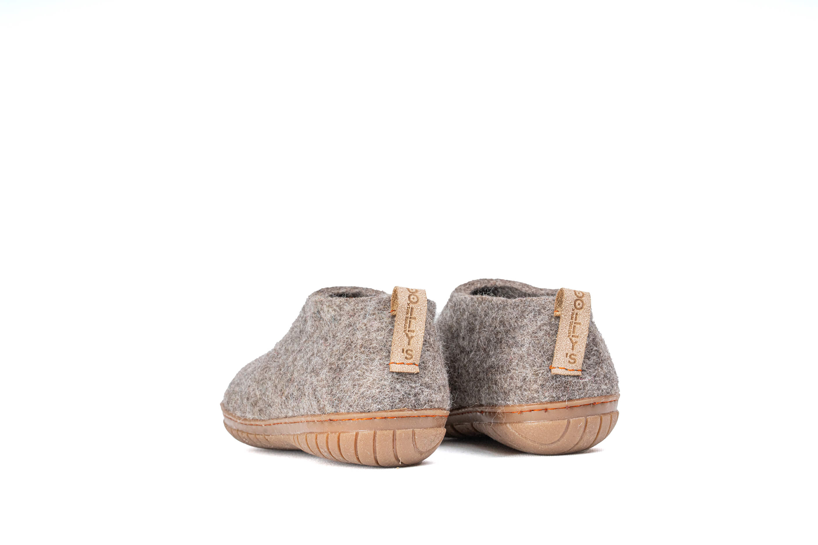 Outdoor Shoes With Rubber Sole - Natural Brown