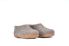 Outdoor Shoes With Rubber Sole - Natural Brown