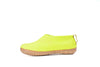 Outdoor Shoes With Rubber Sole - Lime Green
