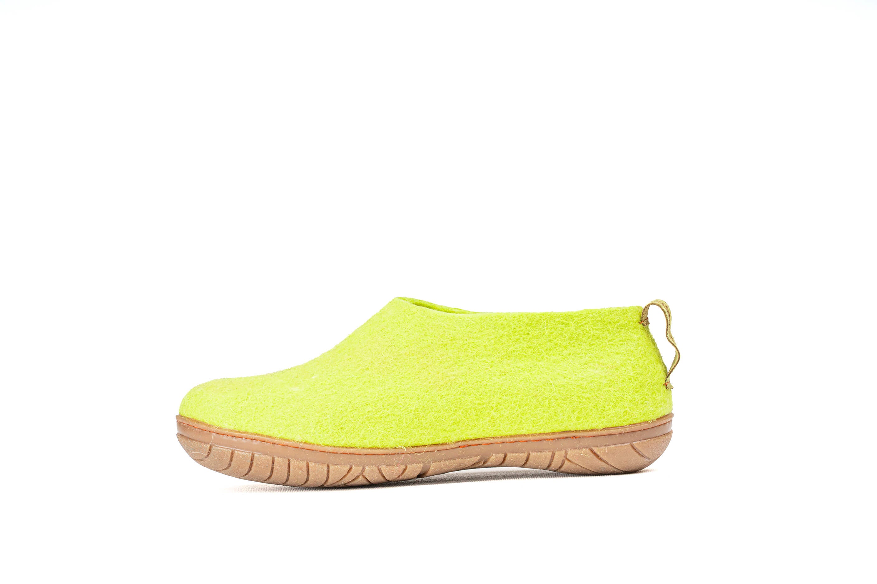Outdoor Shoes With Rubber Sole - Lime Green