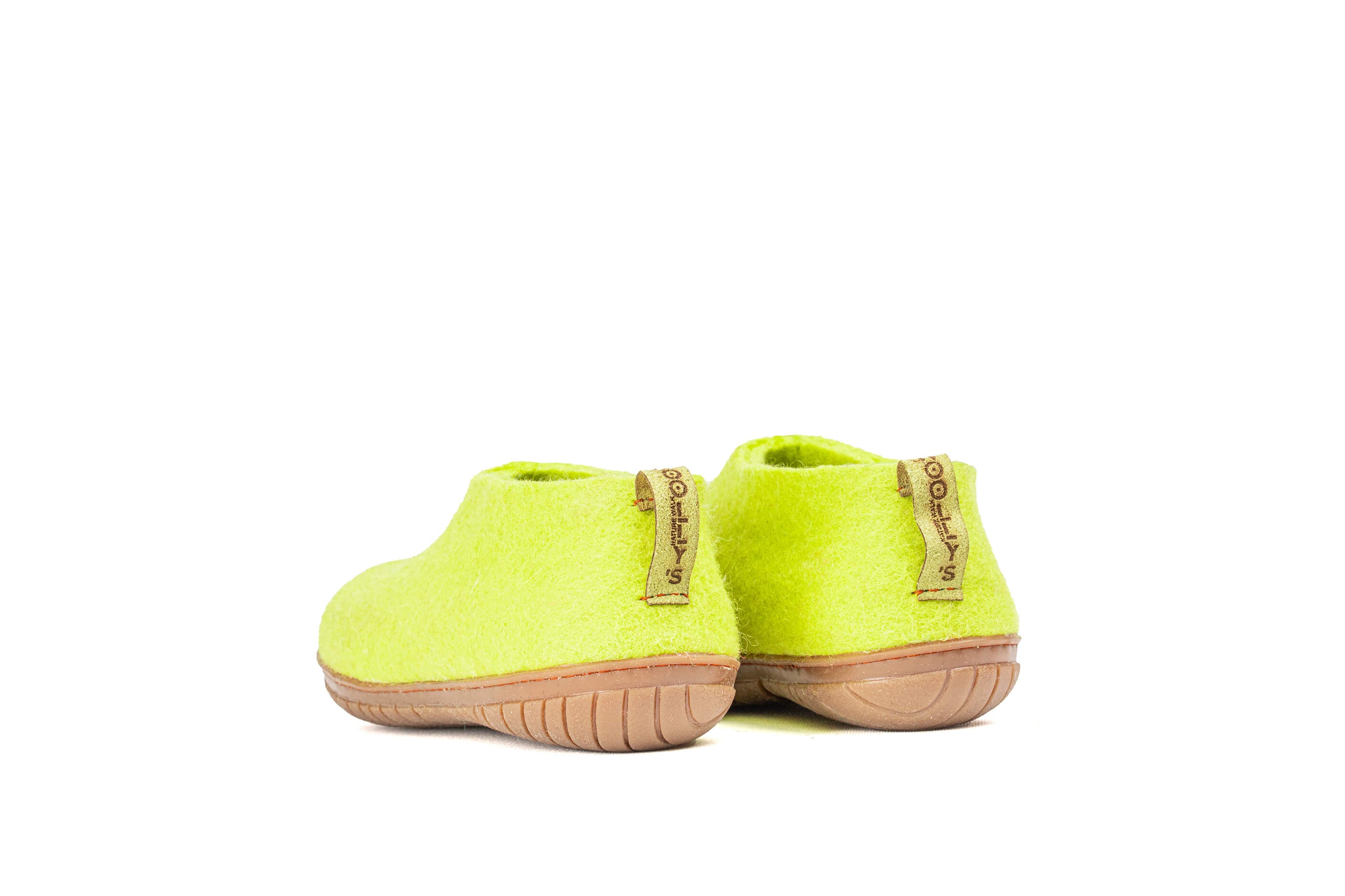 Outdoor Shoes With Rubber Sole - Lime Green