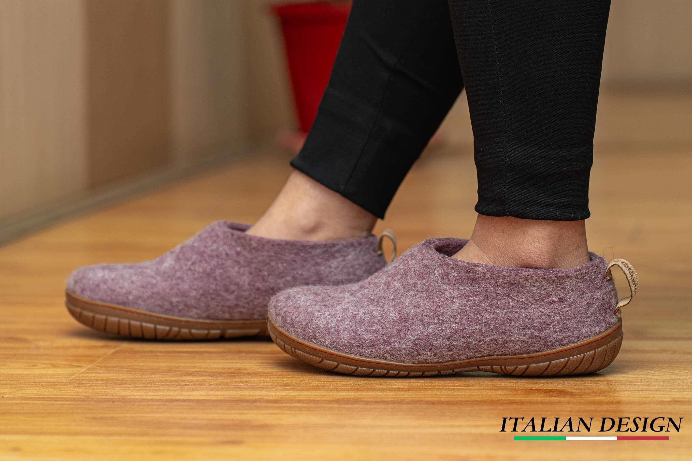 Outdoor Shoes With Rubber Sole - Lavender