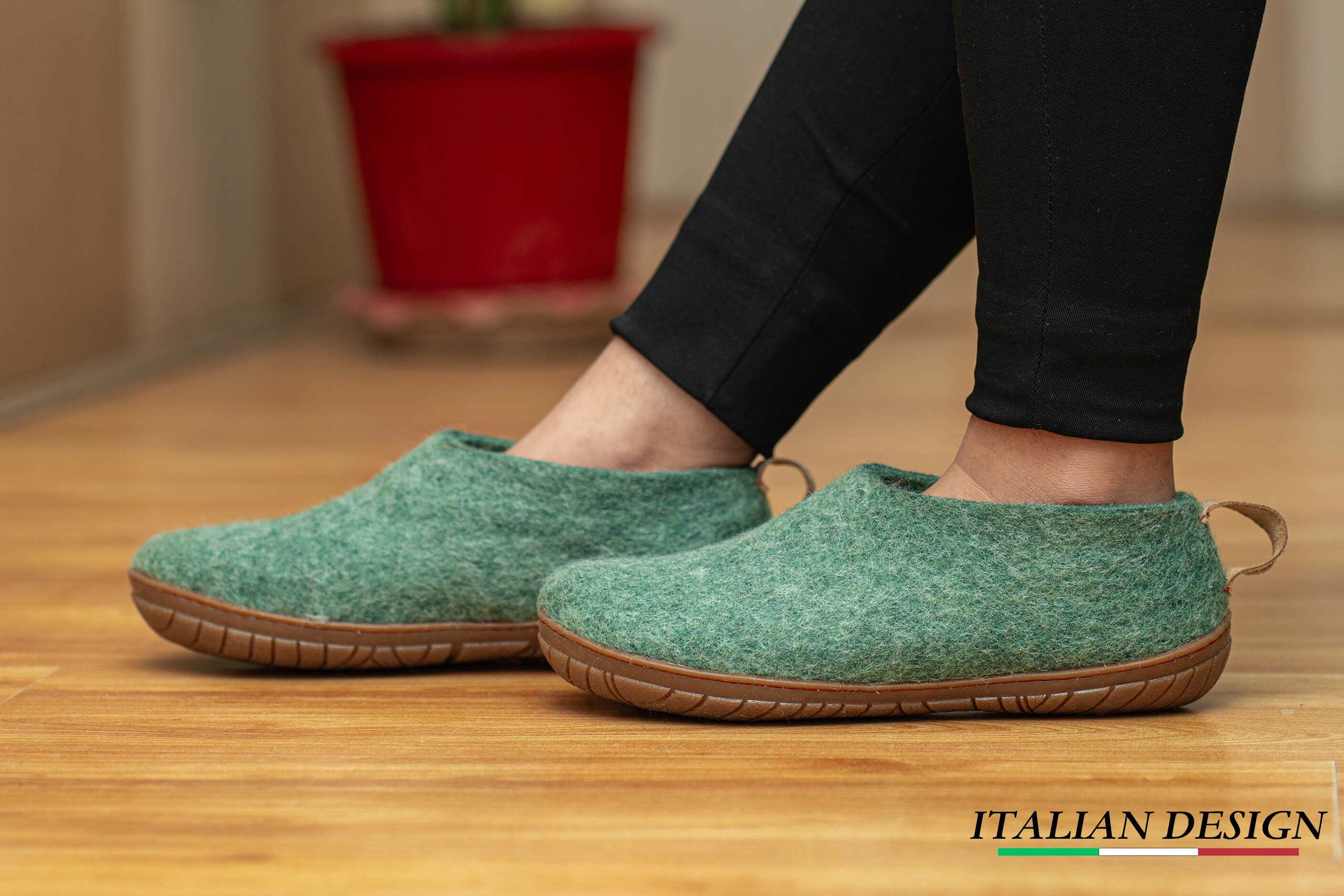 Outdoor Shoes With Rubber Sole - Jungle Green for unisex