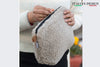 Woollyes Handmade Sherpa Woollen Bag - Grey