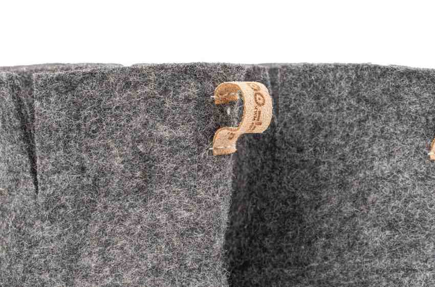 Bottes d'intérieur à semelles en cuir-Anthracite