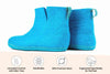 Indoor Boots With Leather Sole - Turquoise