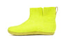 Bottes d'intérieur à semelles en cuir-Vert citron