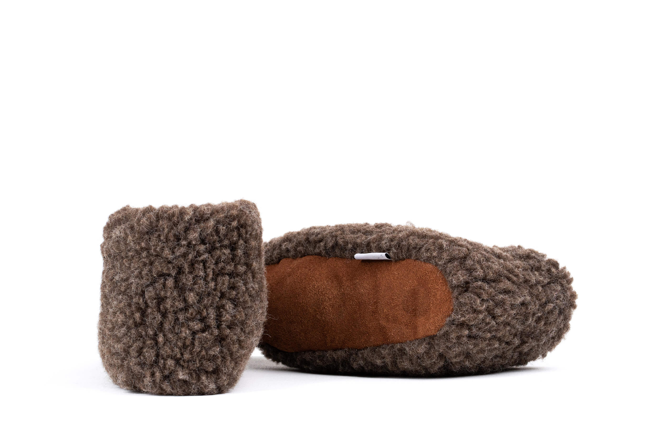 Sherpa Woollen Shoes- Brown