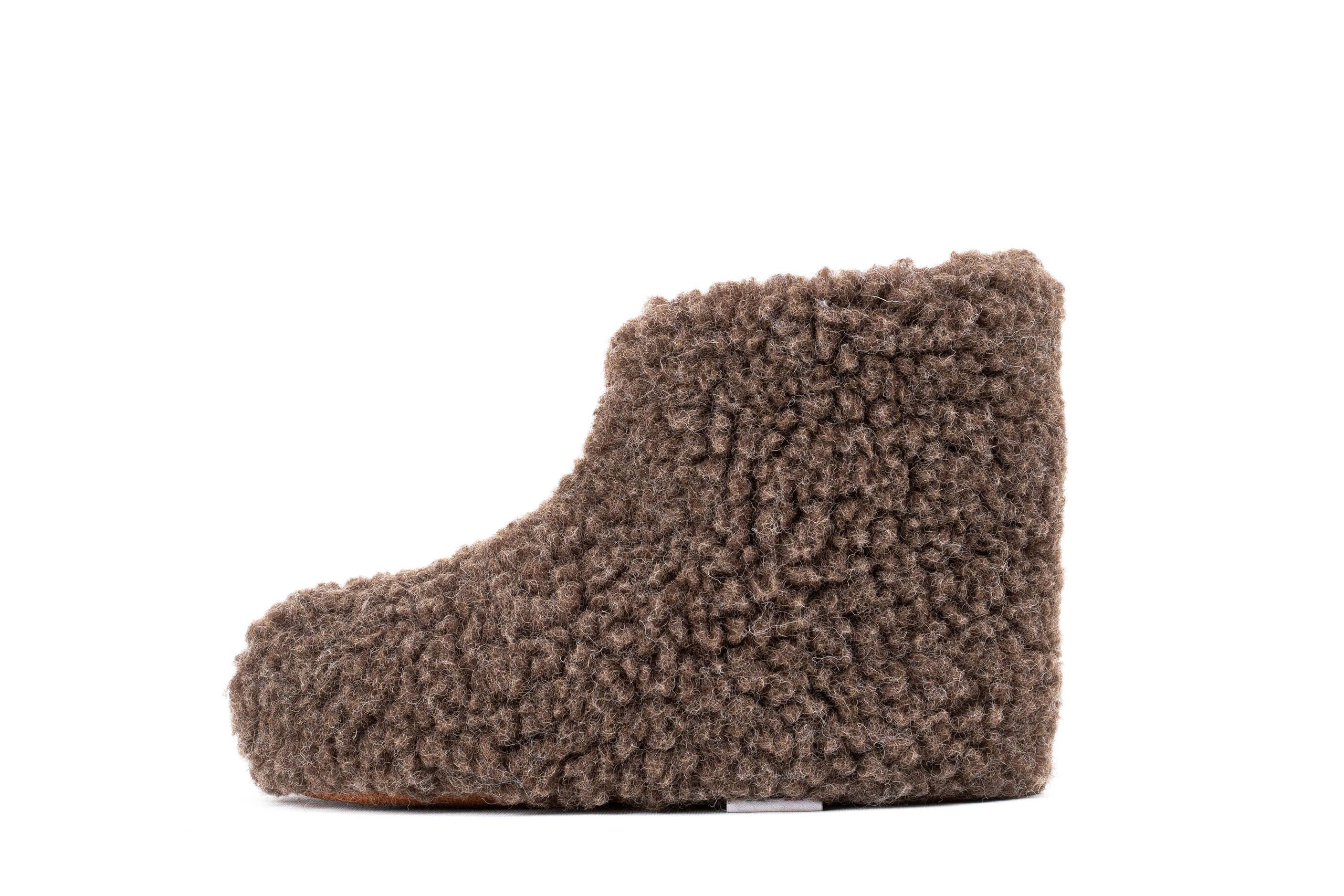 Sherpa Woollen Boots - Brown