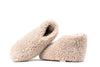 Sherpa Woollen Shoes- Light Brown
