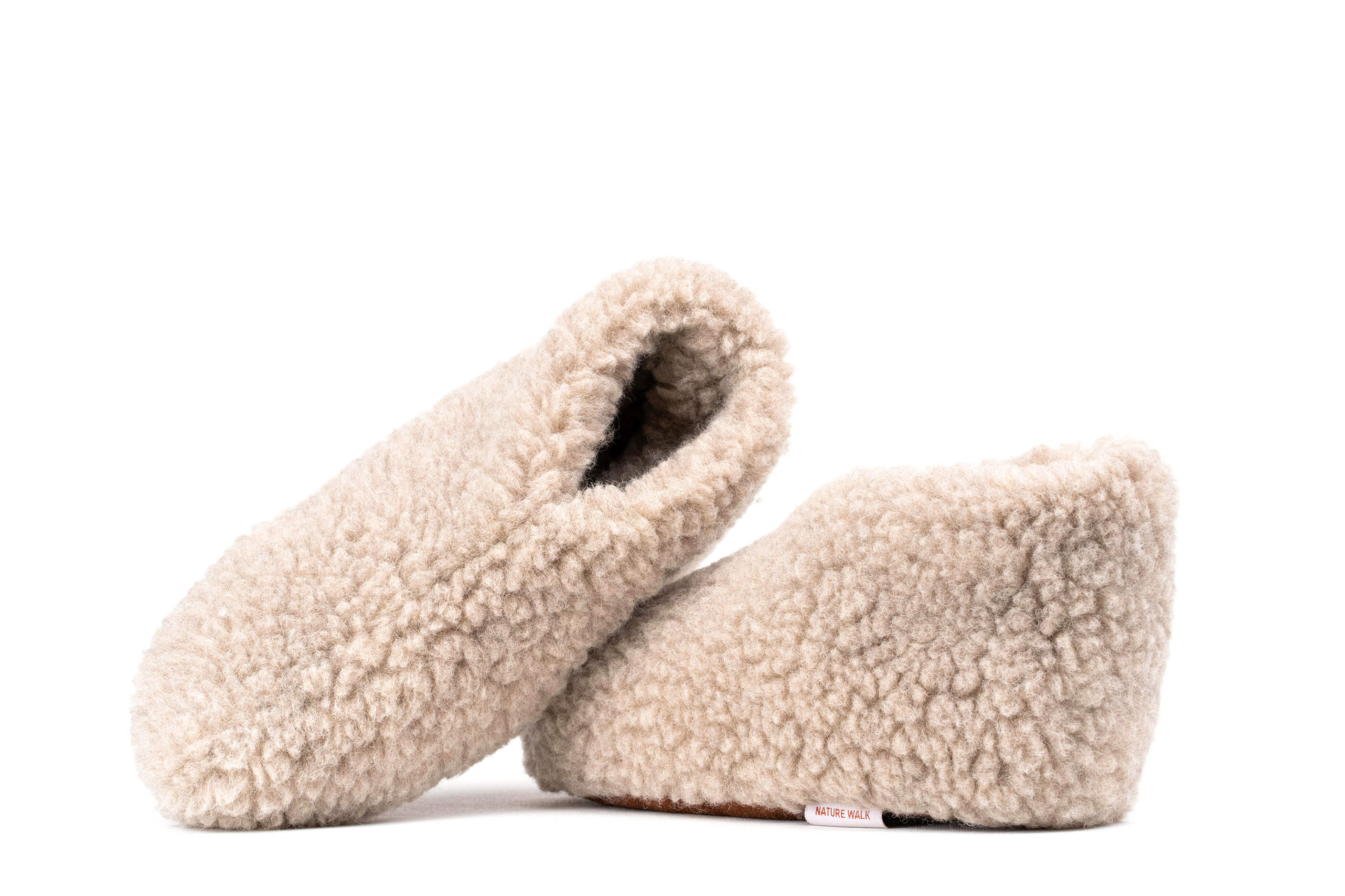 Sherpa Woollen Shoes- Light Brown