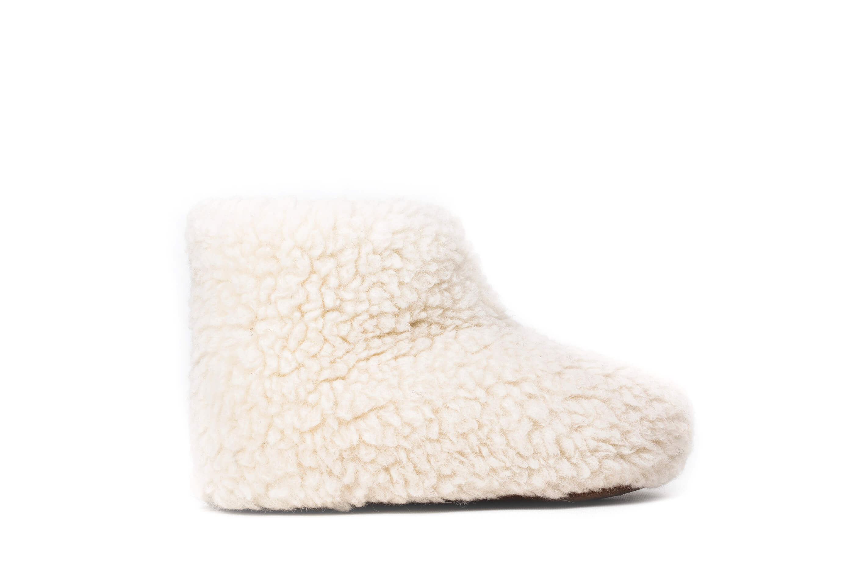 Sherpa Woollen Boots - White