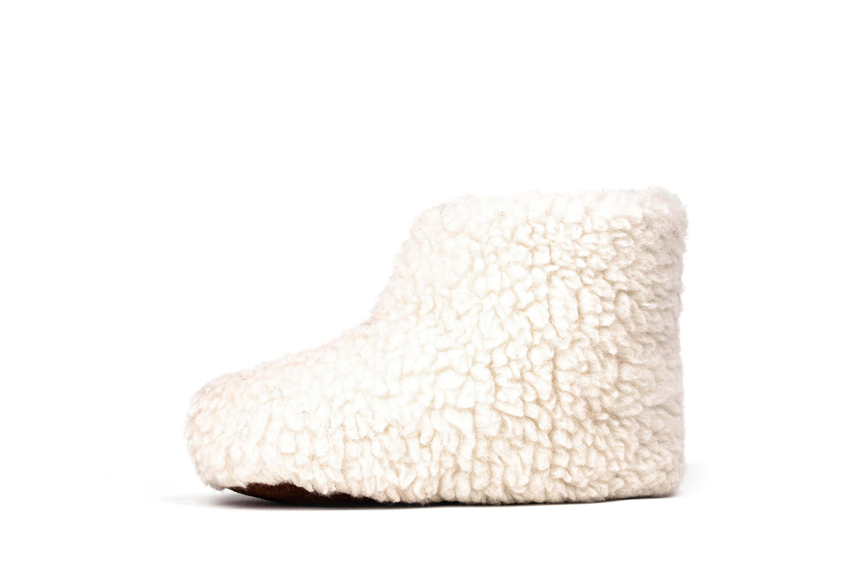 Sherpa Woollen Boots - White