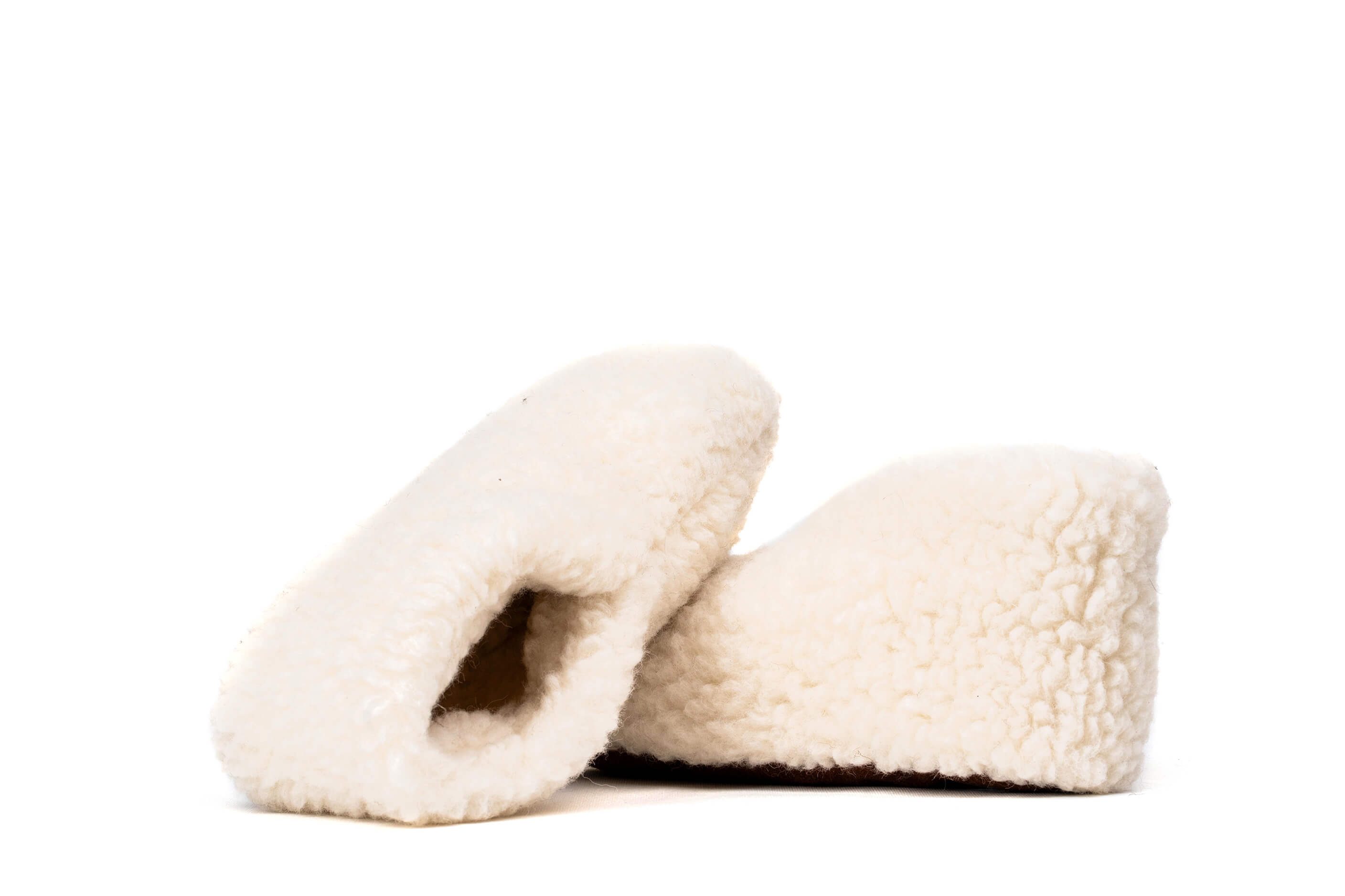 Sherpa Woollen Shoes- White