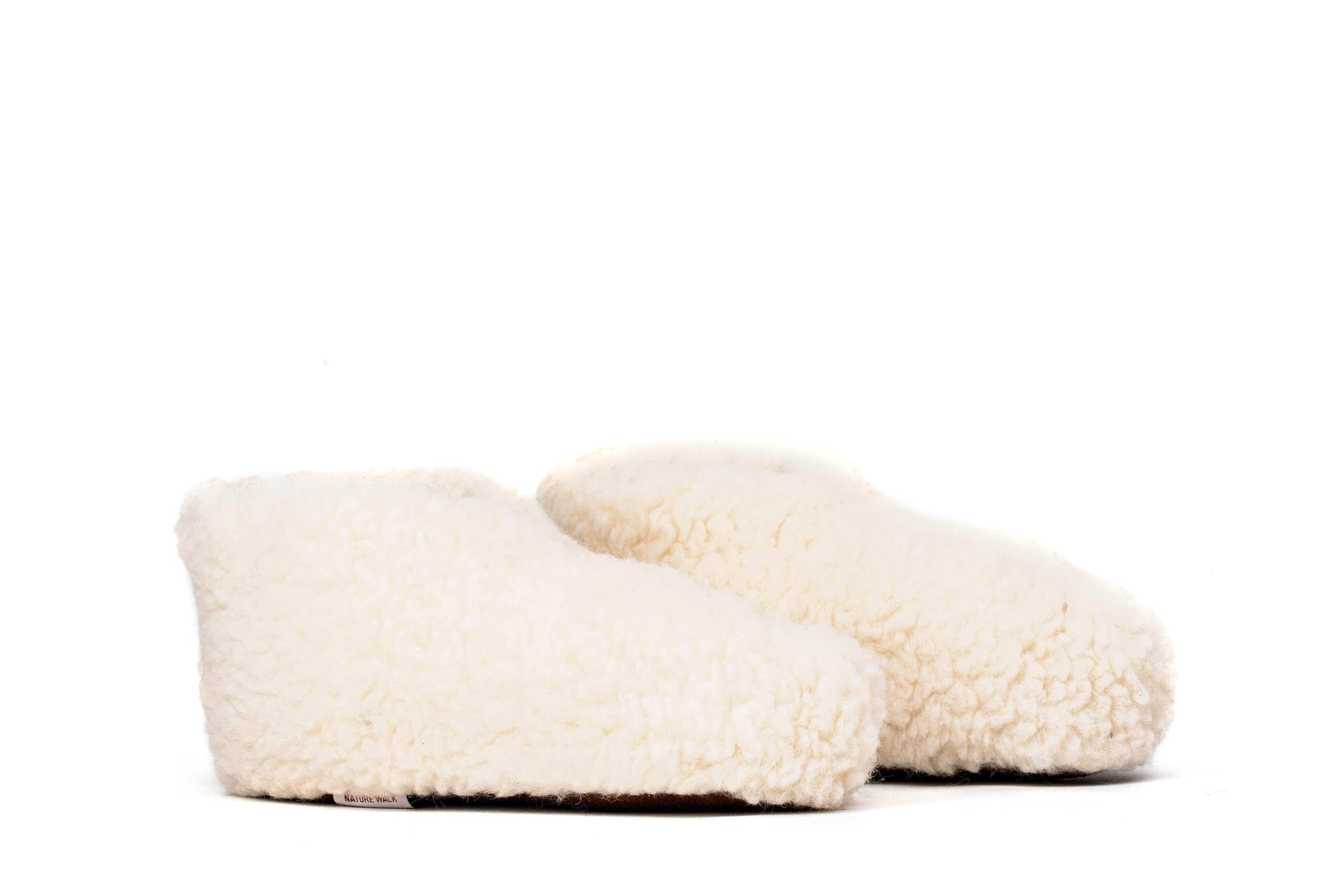 Sherpa Woollen Shoes- White