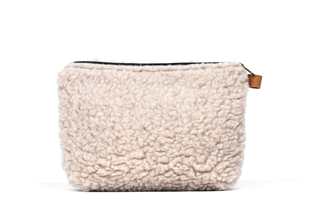 Woollyes Handmade Sherpa Woollen Bag - Grey
