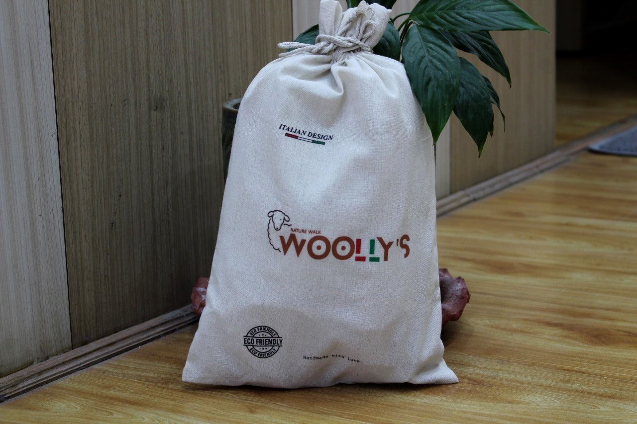 Sherpa Woollen Kids Shoes - Mocha Brown Outer Packaging 