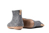Outdoor Low Boots With Rubber Sole - Charcoal - Woollyes