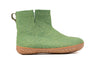 Outdoor Low Boots With Rubber Sole - Green - Woollyes