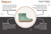 Outdoor Low Boots With Rubber Sole - Jungle Green - Woollyes