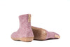 Outdoor Low Boots With Rubber Sole - Lavender - Woollyes
