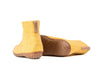 Outdoor Low Boots With Rubber Sole - Mustard - Woollyes
