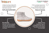 Outdoor Low Boots With Rubber Sole - Natural Grey - Woollyes
