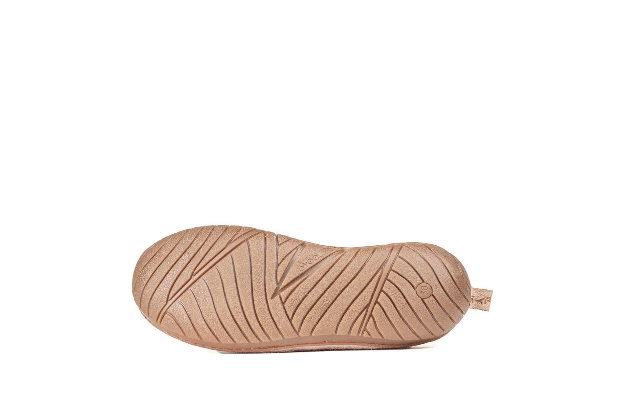 Outdoor Open Heel Slippers With Rubber Sole - Baby Pink - Woollyes