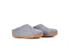 Outdoor shopping for shoes Open Heel Slippers With Rubber Sole - Denim - Woollyes