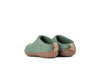 Outdoor Open Heel Slippers With Rubber Sole - Jungle Green - Woollyes