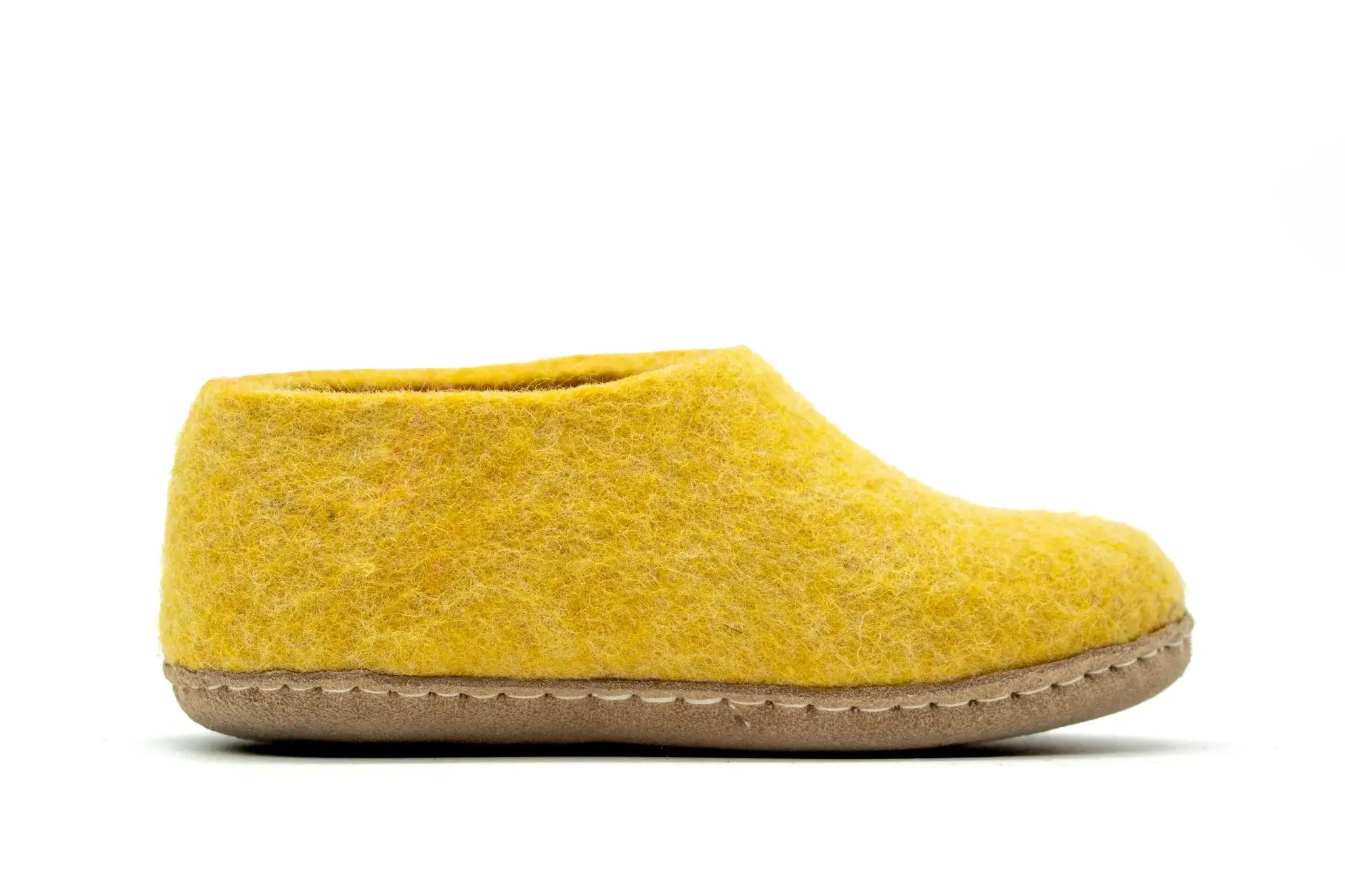Chaussures d'intérieur pour enfants-Jaune moutarde