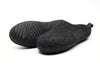 Outdoor Open Heel Slippers With Rubber Sole - Black