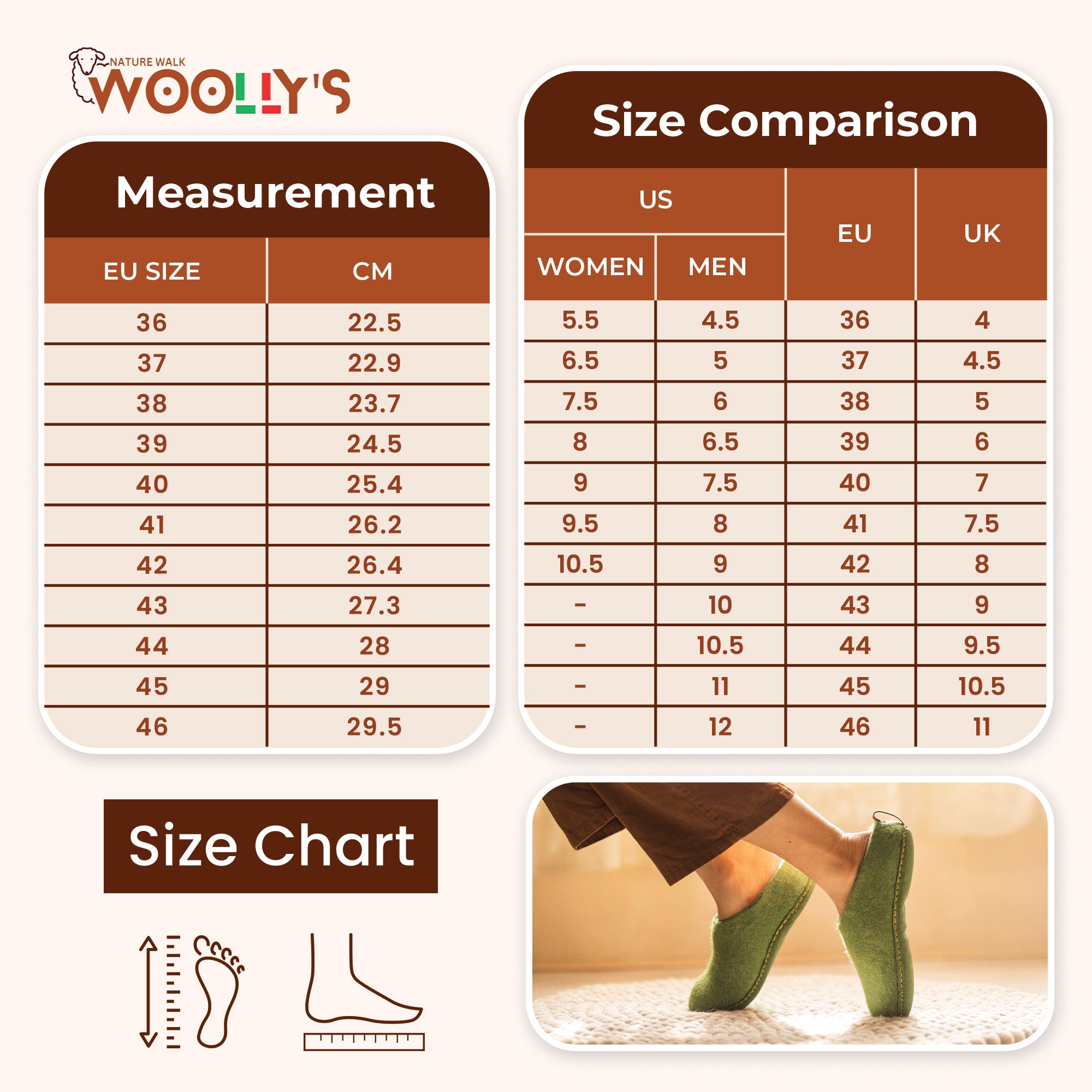 Indoor Open Heel Slippers With Leather Sole - Green