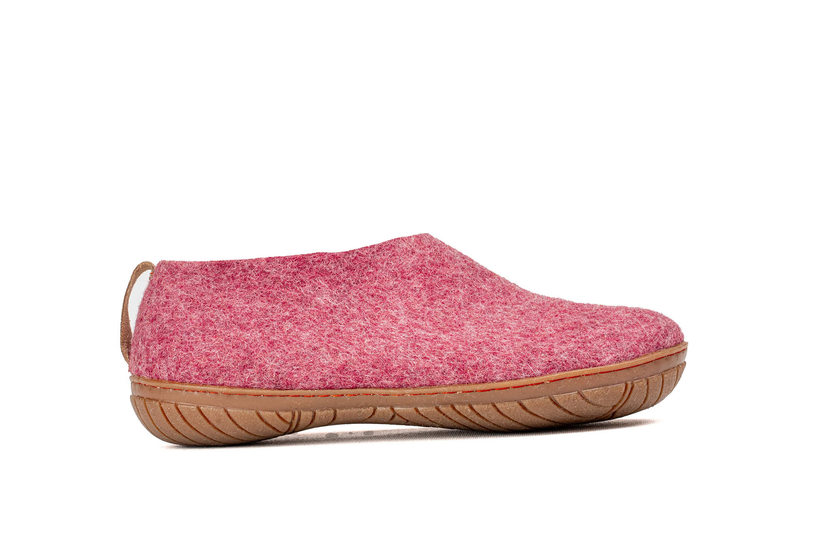 Woollyes Outdoor Shoes With Rubber Sole - Cherry Pink