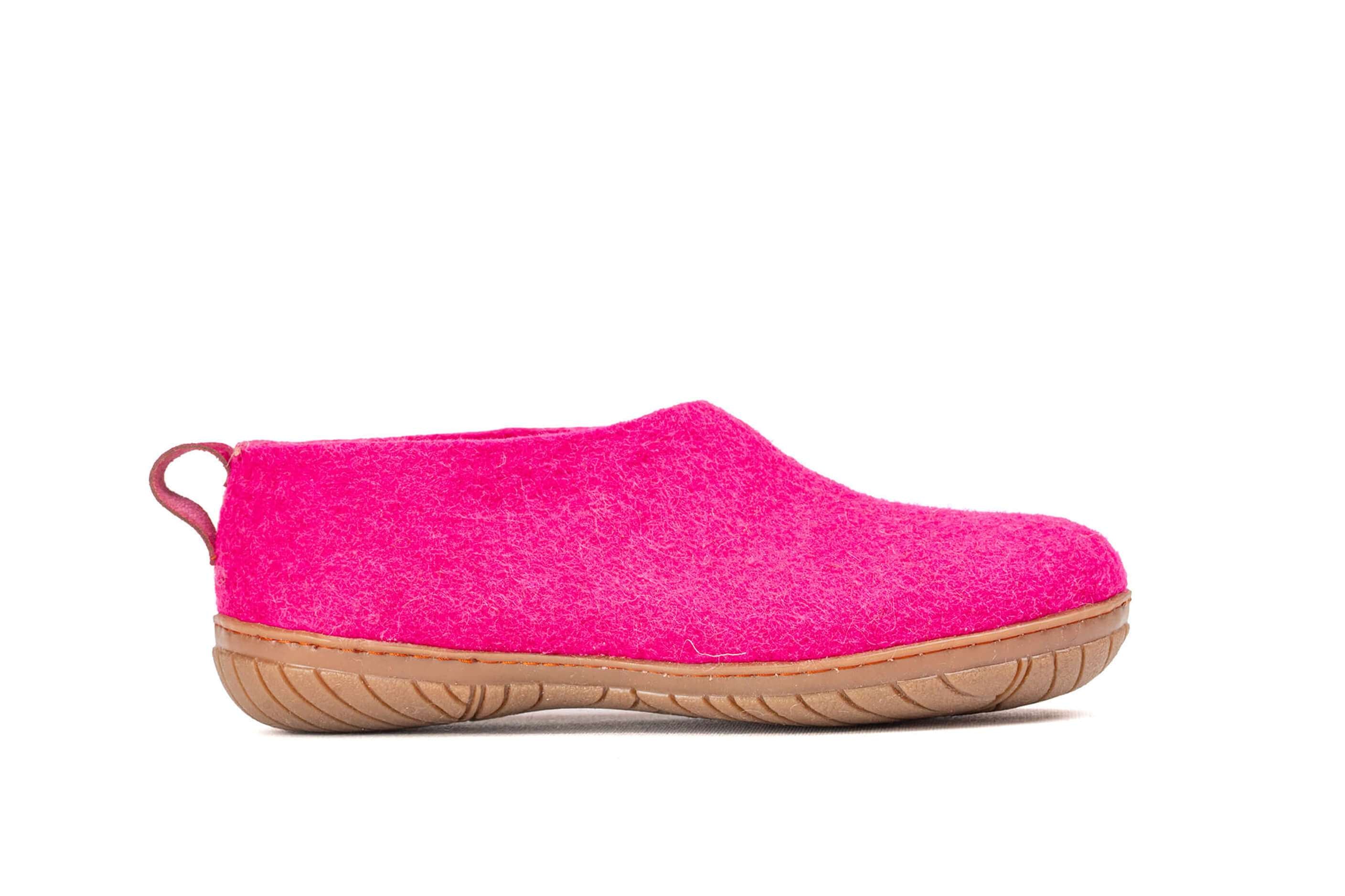 Buitenschoenen met rubberen zool-Fuchsia 36