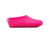 Indoorschoenen Met Leren Zool - Fuchsia