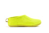 Indoor Shoes With Leather Sole-Lime Green